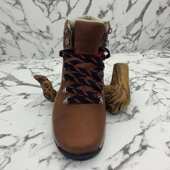 Men\'s Timberland Flyroam Trail Waterproof Mid Hiker Md Brown Full Grain Boots Men main image 2